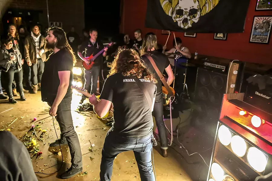 The Armed play Small's Bar in Hamtramck in 2016. - CHUCK MARSHAL/LIFEINMICHIGAN.COM