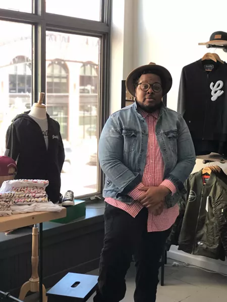 Oaklin Mixon at GoodBoy Clothing. - PATRICK HAYES
