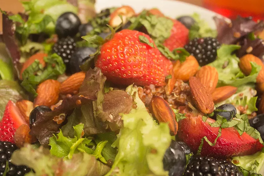 One of Chef Bee’s salads. - SKYLER MURRY