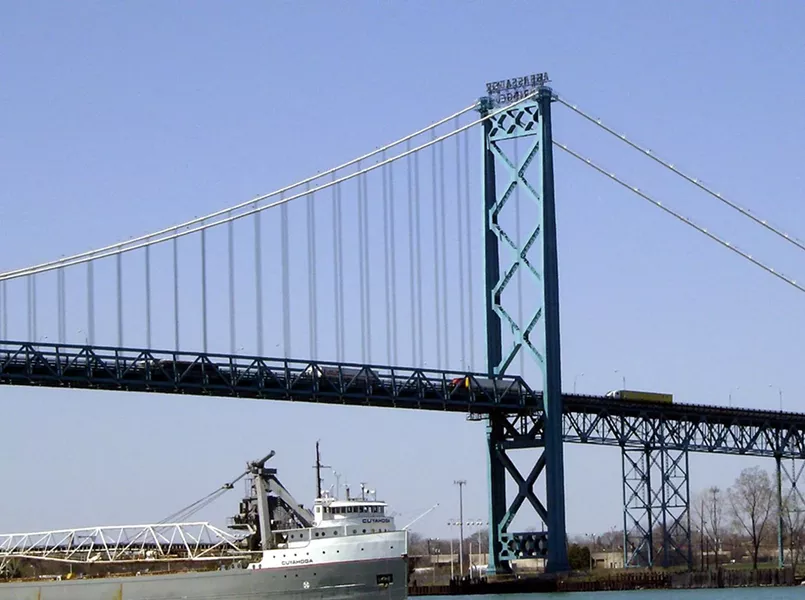 Ambassador Bridge. - VIA WIKIMEDIA COMMONS