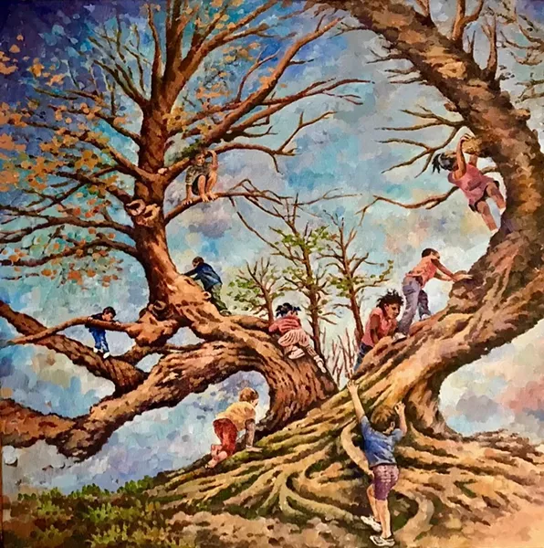 "Autumn Climbers," by Nicole Macdonald.