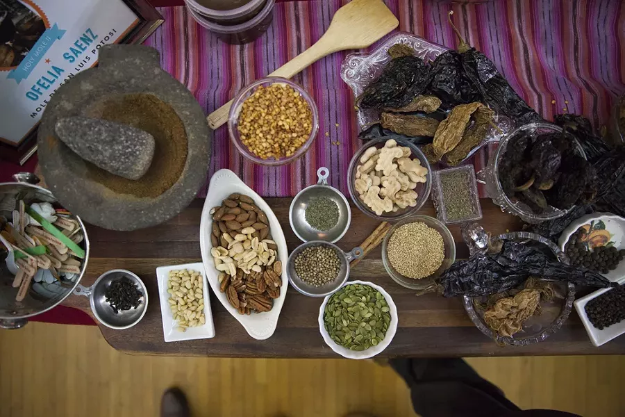 Despite its seemingly slapdash origins, mole is not for the novice home cook. The traditional spices can be hard to find. Some recipes call for drying the chilies under the sun for up to a week. - PHOTO BY ERIK HOWARD.