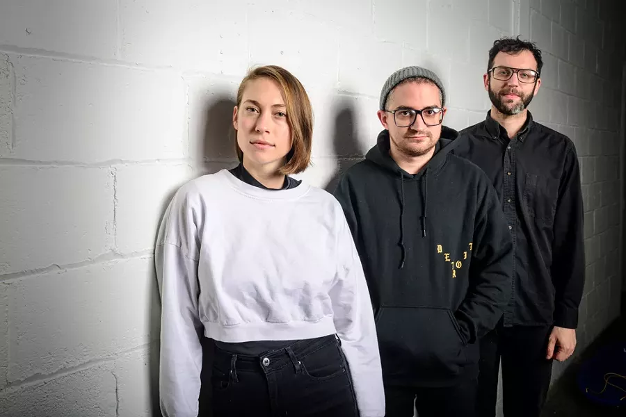Anna Burch, Matt Rickle, and Adam Pressley - PHOTO BY DOUG COOMBE