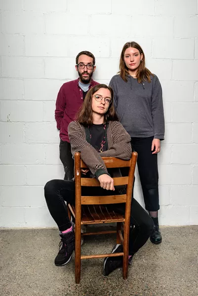Stef Chura Band: Ryan Clancy, Stef Chura, and Cy Tulip - PHOTO BY DOUG COOMBE