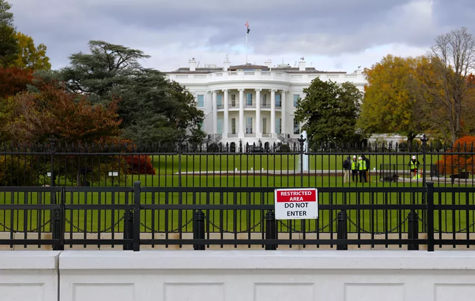 Well, it looks like Trump got his wall... - SHUTTERSTOCK
