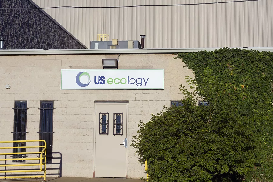 U.S. Ecology building at 6520 Georgia St., which borders densely populated neighbors. - STEVE NEAVLING