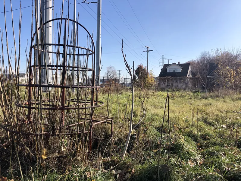 In 2007, inspectors found an alarming amount of lead in the soil at Bridgeview Park in the shadow of the sprawling Marathon Oil refinery in Southwest Detroit. - STEVE NEAVLING