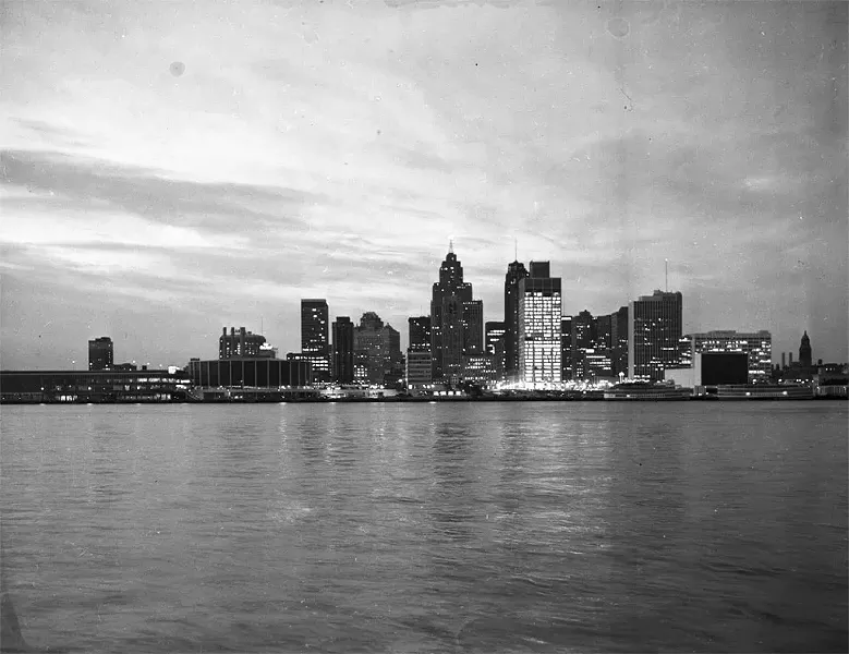 Detroit, 1966. - WALTER P. REUTHER LIBRARY, ARCHIVES OF LABOR AND URBAN AFFAIRS, WAYNE STATE UNIVERSITY