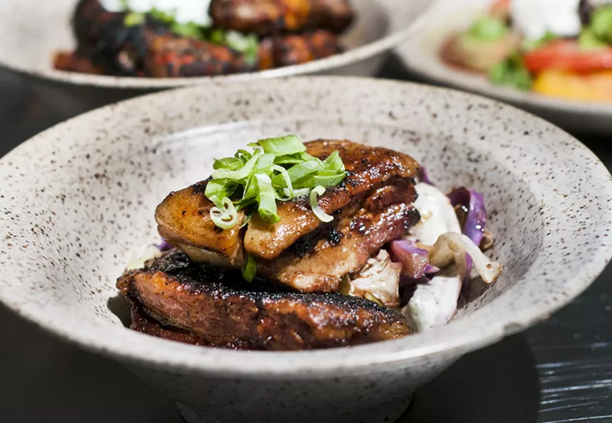 Pork belly - PHOTO BY TOM PERKINS