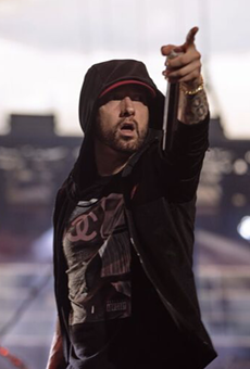 Eminem's manager fires back after rapper blasted for using gunshot sound effects