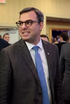 U.S. Congressman Justin Amash speaking with attendees at the 2017 Young Americans for Liberty National Convention.