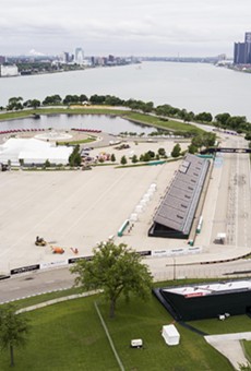 Park or race track? Belle Isle pictured in May 26, 2017.