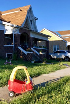 Houses on Detroit's east side.