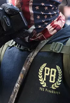 Proud Boys reprised their infantile cosplay in Portland, Oregon, this weekend.