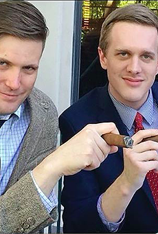 White supremacist Richard Spencer and alt-right attorney Kyle Bristow.