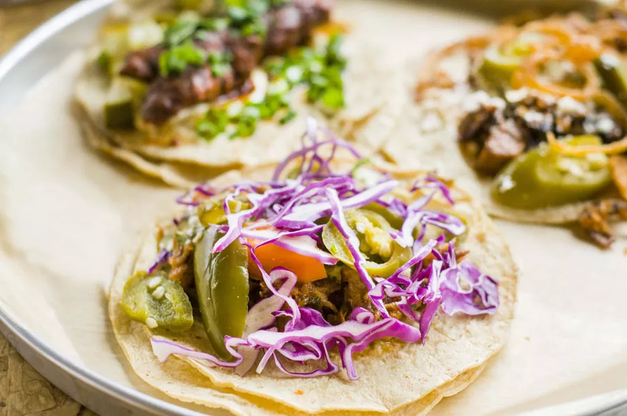 Banh mi taco from Gran Castor. - TOM PERKINS