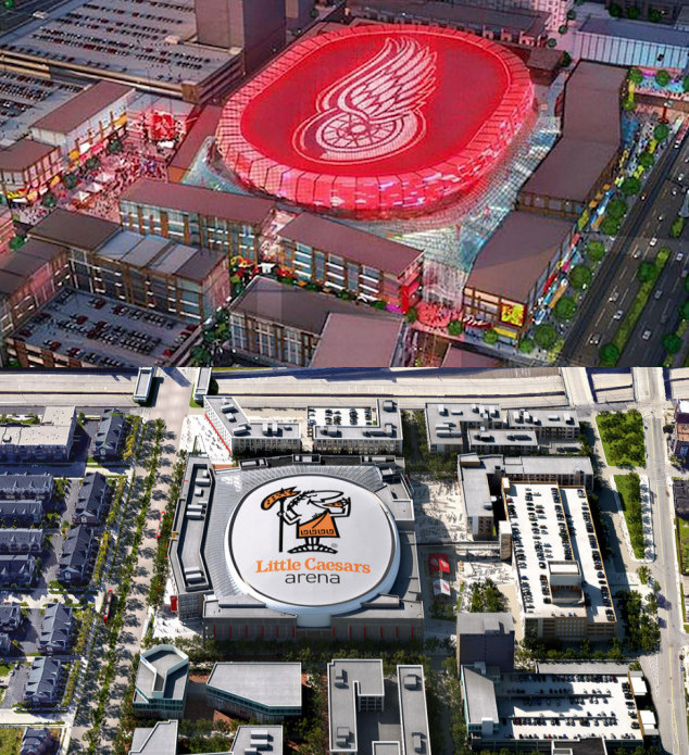Little Caesars Arena website sale adds to speculation about name of new Red  Wings home