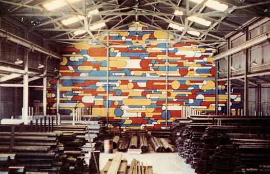 The Duffy mural, circa 1971, located at 5840 W. Jefferson. - PHOTO COURTESY OF ROBERT SESTOK