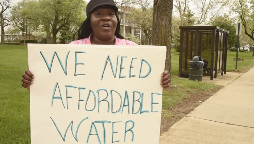 Flint water rates, already among the highest in the nation, could double by the year 2022. - COURTESY OF THE ACLU OF MICHIGAN