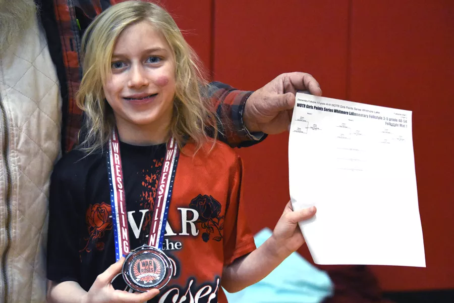 At 8 years old, Olesya Mullins is already racking up victories. - RACHEL TIMLIN