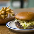 A burger from Lovers Only. A burger from Lovers Only.