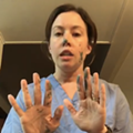 Michigan nurse demonstrates coronavirus cross-contamination in viral video