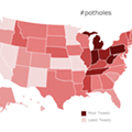 Michiganders love to complain about potholes, according to this map