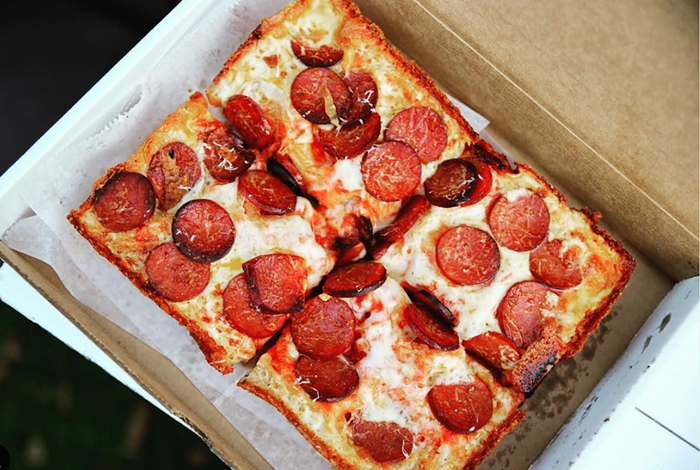 Square Pie City from Miami chef Jeremiah Bullfrog opens this week in Miami's Time Out Market. - PHOTO COURTESY OF SQUARE PIE CITY