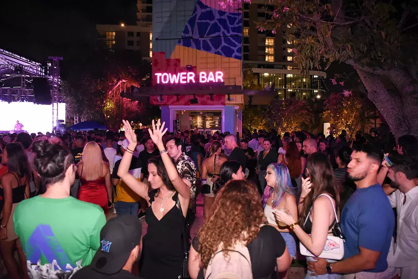 Oasis Wynwood is a spacious outdoor bar and nightlife spot. See more photos from Wynwood's nightlife scene here. - PHOTO BY MICHELE EVE SANDBERG
