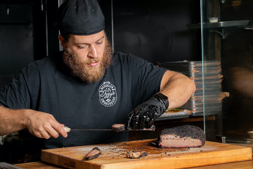 Founder of Izzy's Brooklyn Smokehouse and head of pit Sruli "easy" Edelman brings his kosher concept to Miami.  - Image courtesy of IZZY'S BROOKLYN SMOKEUSE