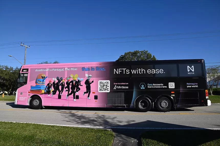 Be on the lookout for Deadmau5 and Portugal wrapped buses. the man. - Photo via Near Foundation