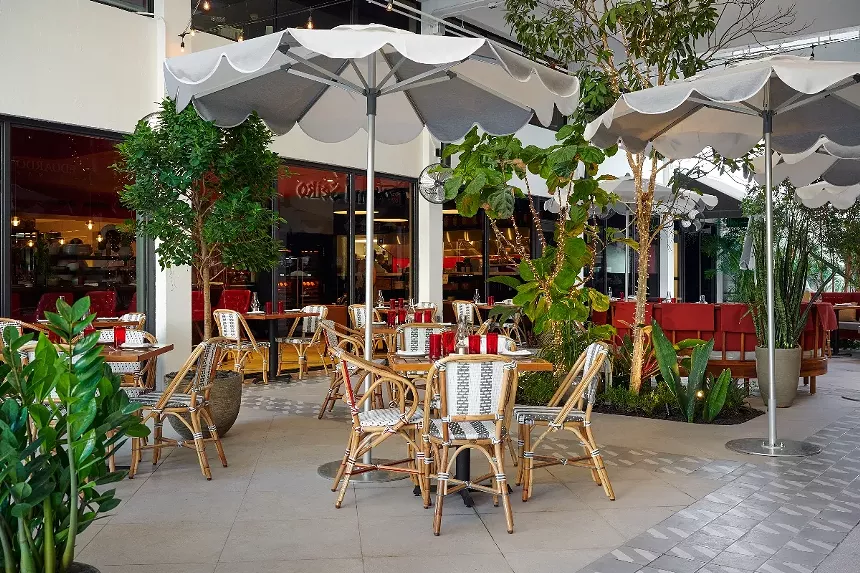 The new outdoor patio at Michael's Genuine Food & Drink. - PHOTO COURTESY OF THE GENUINE HOSPITALITY GROUP