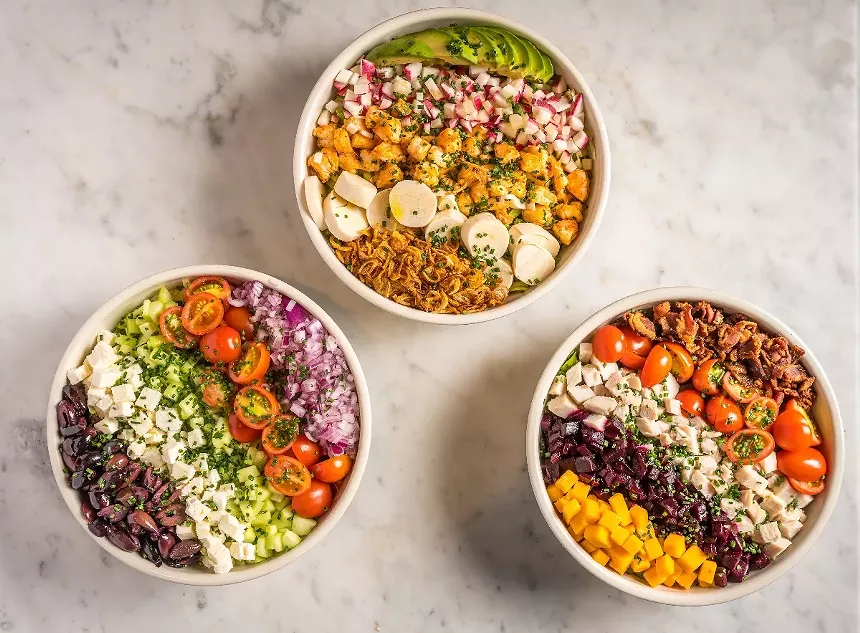 Chopped salads at Sadelle - PHOTO COURTESY OF SADELLE'S