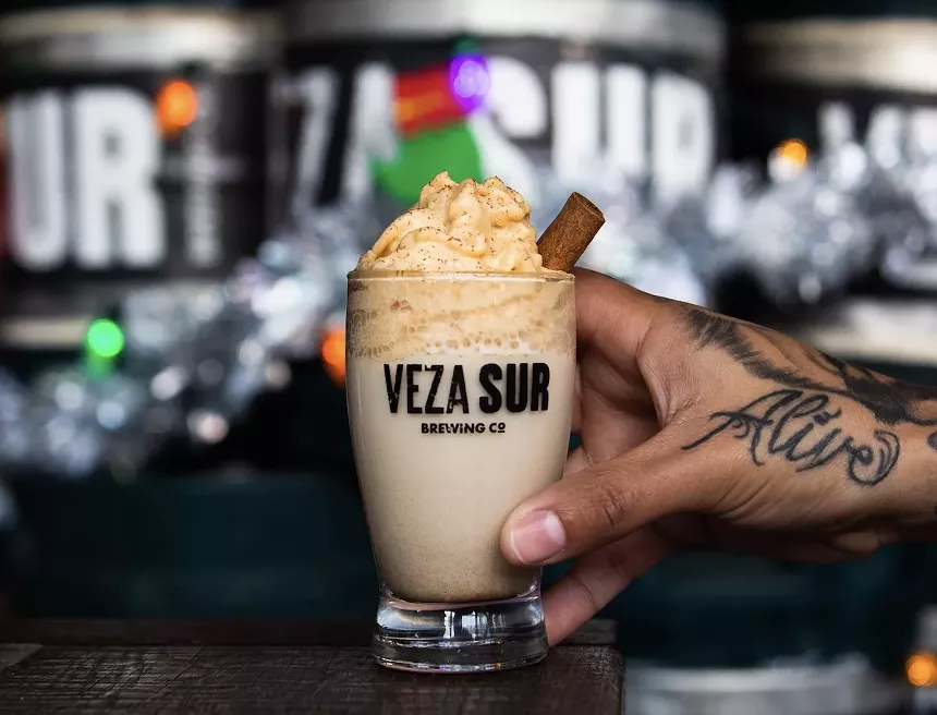 Veza Sur has brought back its Coquito Loquito shots for winter in South Florida. - PHOTO COURTESY OF VEZA SUR