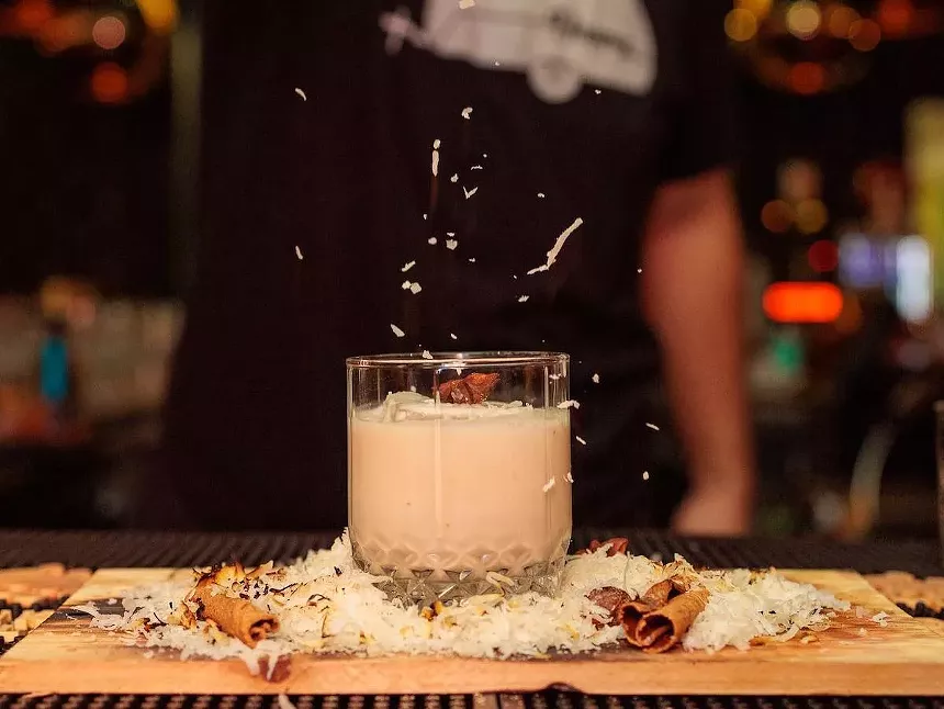 Mama Tried will be open on Christmas Day, the perfect time to order a glass of homemade coquito. - PHOTO COURTESY OF MAMA TRYING