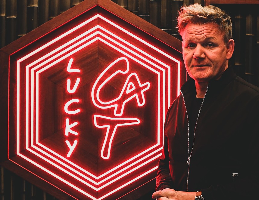 Gordon Ramsay will open an outpost of Lucky Cat in Miami in 2022. - PHOTO COURTESY OF LUCKY CAT