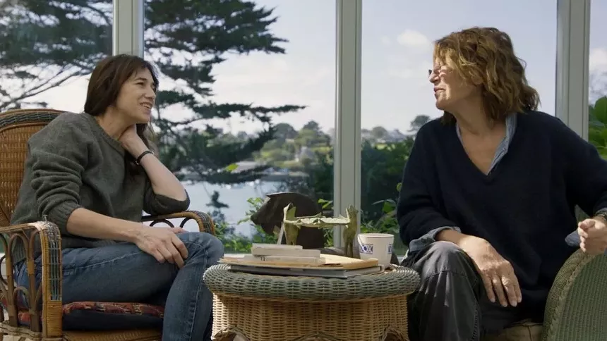 Charlotte Gainsbourg and Jane Birkin in Jane of Charlotte. - PHOTO PERMISSION FROM MIAMI JEWISH MOVIE FESTIVAL