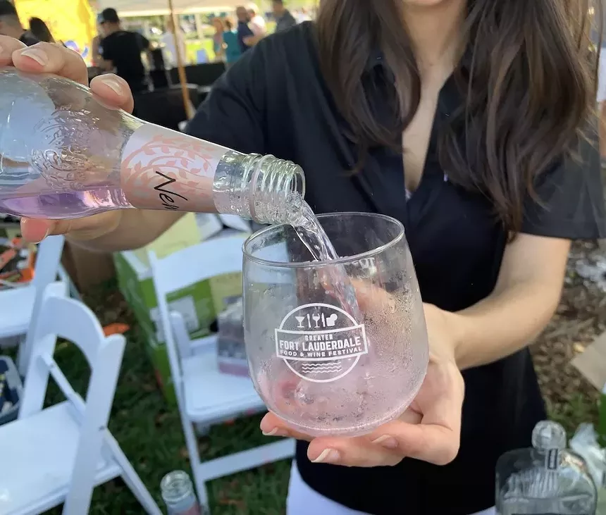 Guests can enjoy wine at the Greater Fort Lauderdale Food & Wine Festival. - PHOTO ALLOWED FROM THE GREATER FORT LAUDERDALE FOOD & WINE FESTIVAL