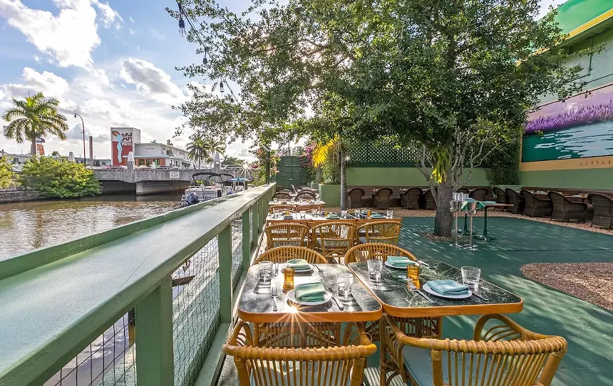 Dine on Argentinian food and enjoy views of the Little River Canal at Tigre Miami. PHOTO PERMIT OF TIGRE MIAMI