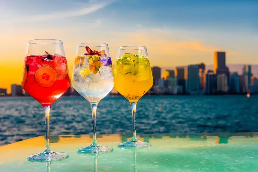 Rusty Pelican is a go-to restaurant overlooking the water along the Rickenbacker Causeway. PHOTO PERMISSION OF RUSTY PELICAN
