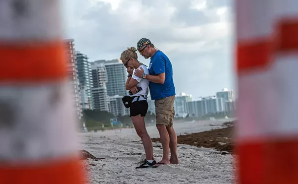 Surfside Families Visit Site of Fallen Condo Tower