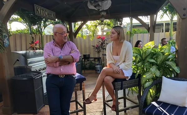 Mika Leon and Her Caja Caliente Clan Give Andrew Zimmern a Taste of Miami