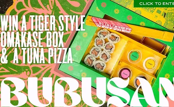Win a Tiger Style Omakase and a Tuna Pizza