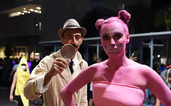 Halloween 2021: Costumed Revelers Take Over Lincoln Road