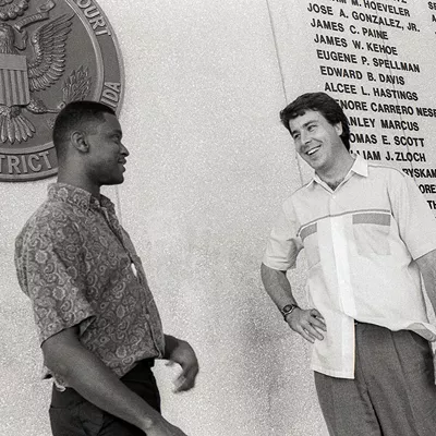 Deputy U.S. Marshals Keith Brayon and Sean Convoy were part of the team that apprehended Willy Falcon and Sal Magluta in Miami in late 1991.