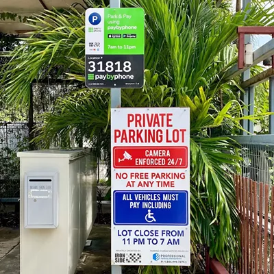 Signage at the Ironside complex in Miami.