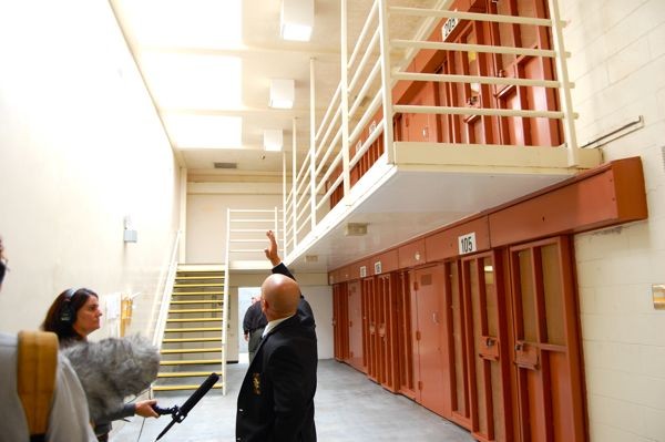 A "pod" of cells in Pelican Bay's Security Housing Unit. - ANDREW GOFF/NCJ FILE PHOTO