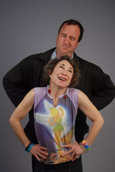 Adina Lawson as Kimberly and James Hitchcock as her father Buddy in the Redwood Curtain production - PHOTO BY EDWARD OLSON
