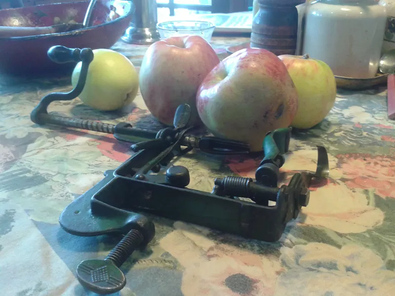 Apples and peeler - PHOTO BY JADA CALYPSO BROTMAN