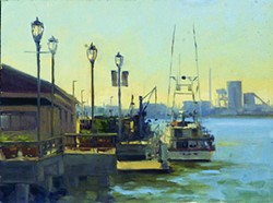 C St. Dock. / Painting by Stock Schlueter